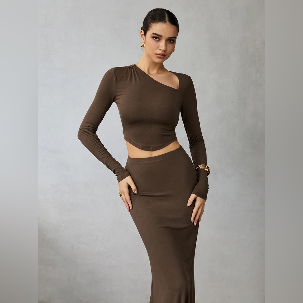 COMMENSE Asymmetrical Long Sleeve Shirt - size Small